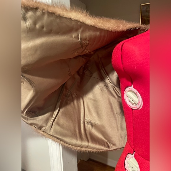 Stunning Vintage Denholm’s Brown Mink Fur Stole / Cape 1940s-1950s - Picture 10 of 12